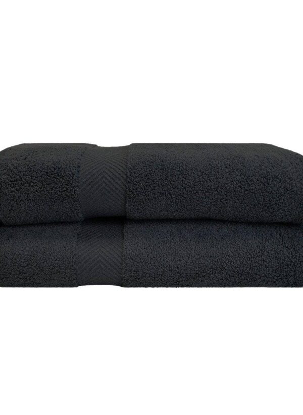 black bath sheet