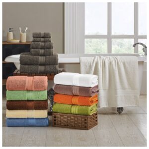 Superior Smart Dry Zero Twist Cotton 6 Piece Assorted Towel Set