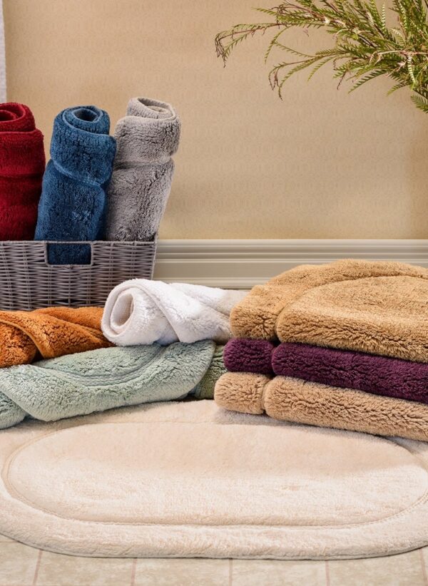 non slip cotton bath mat