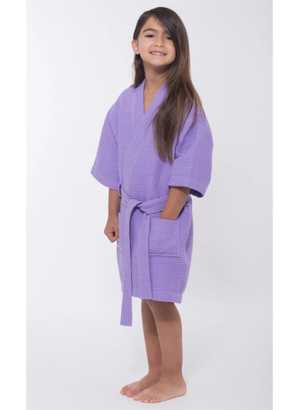 lavender kids bathrobe