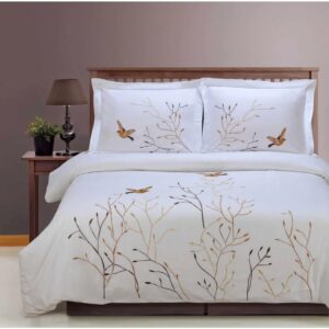 brown design duvet cover set