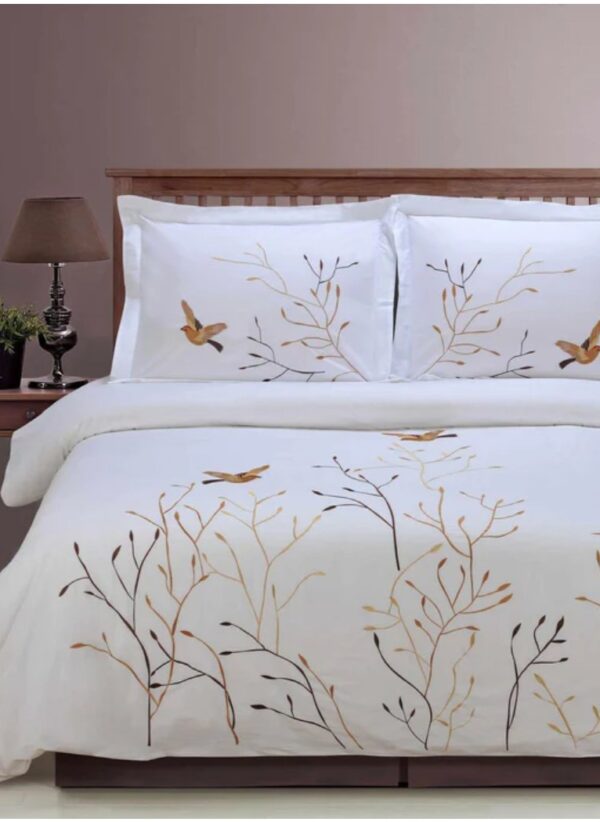 brown design duvet cover set