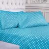 polka dot deep pocket sheet set