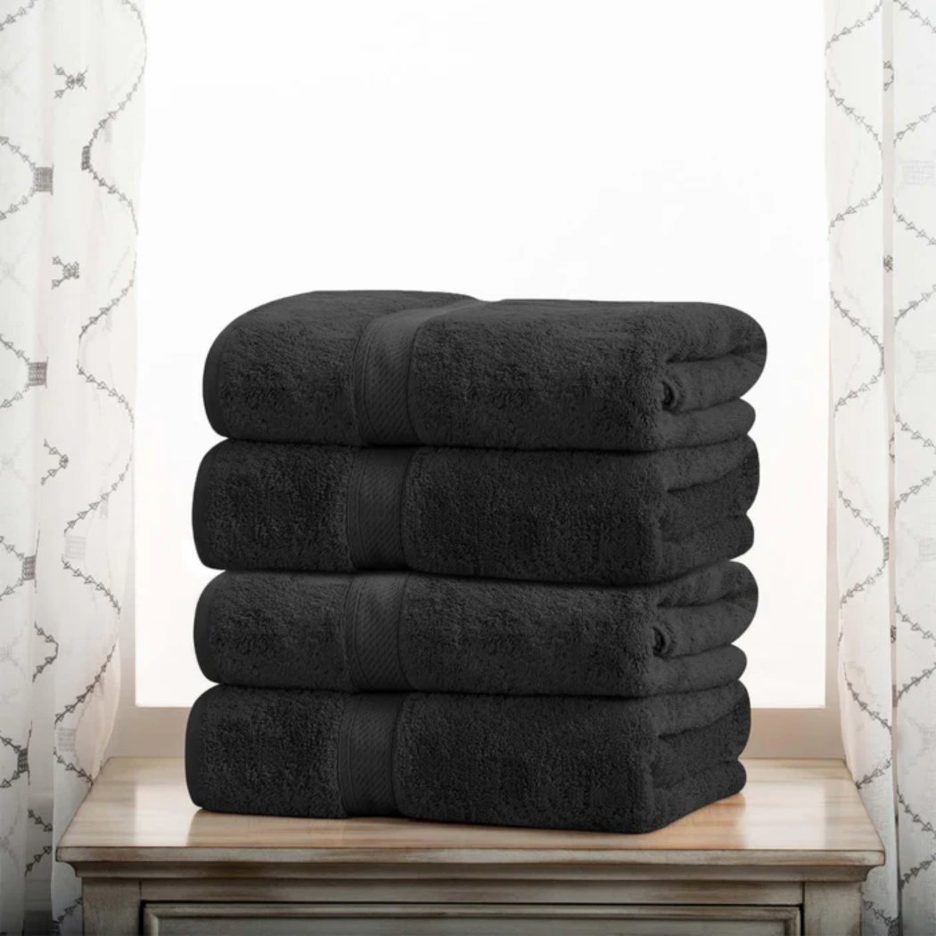 egyptian cotton bath towel set