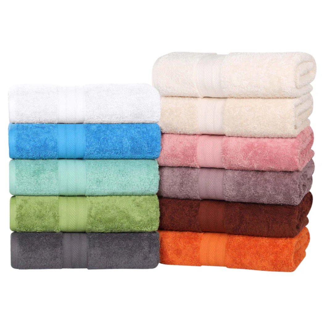 cotton plush absorbent hand towel set of 6