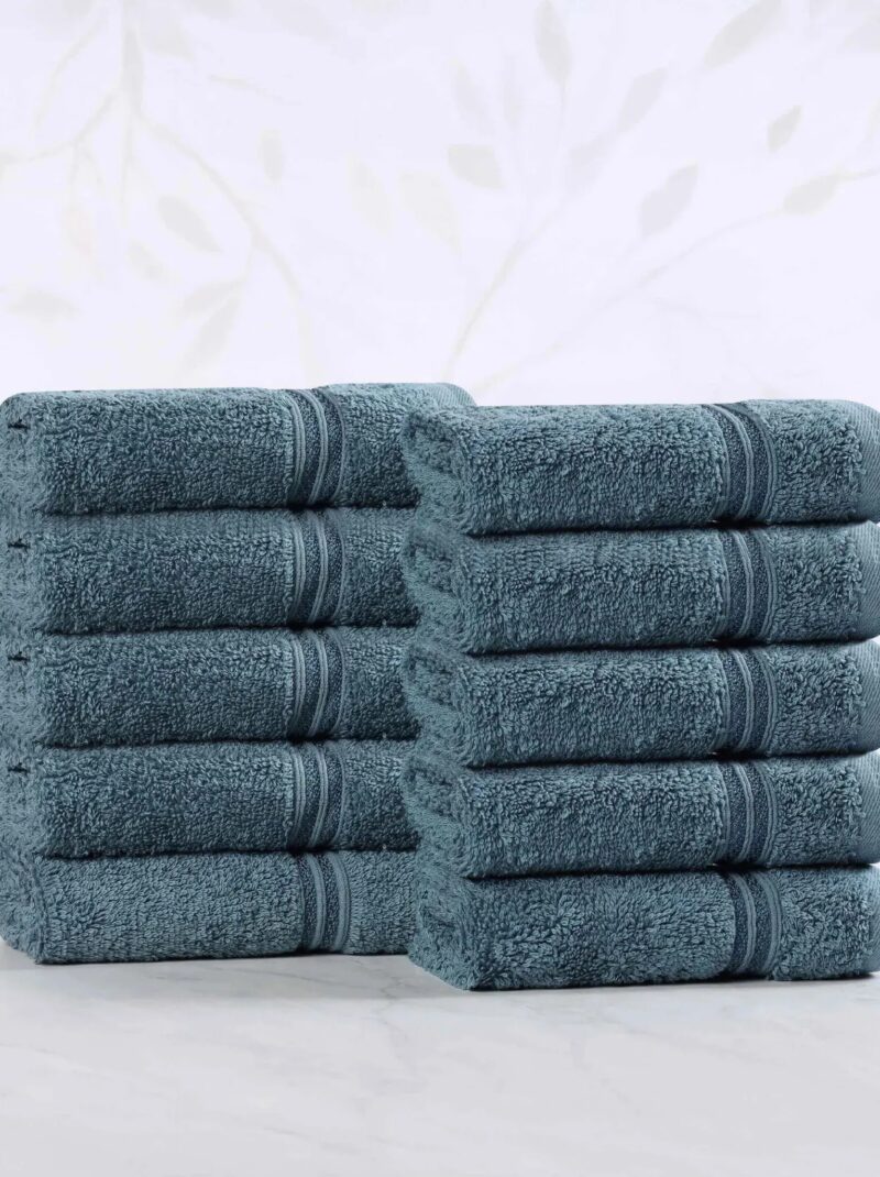 sapphire face towel 10 piece set