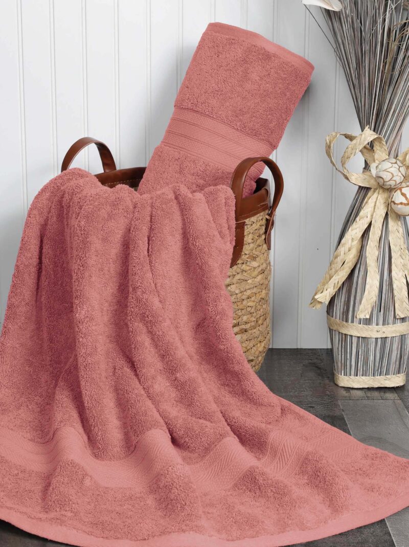 blush bath sheet 2 piece set